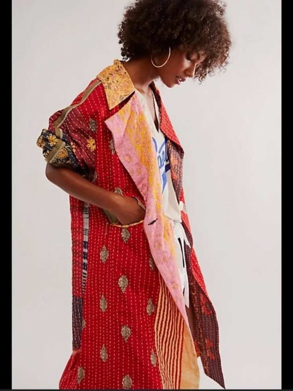 NWT FREE PEOPLE ~ Island Bright Kantha Duster ~ XS ~ $298